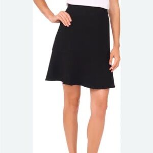 Loft skater a line skirt  ruffled  hem